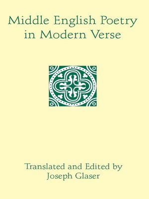 cover image of Middle English Poetry in Modern Verse